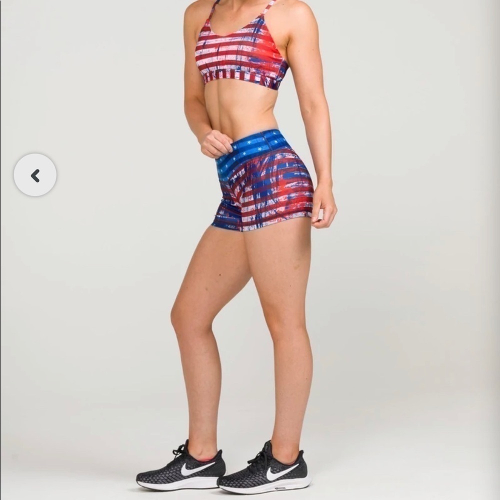 Patriot‎ IAB MFG Spandex shorts with adhesive no slip thigh size Large